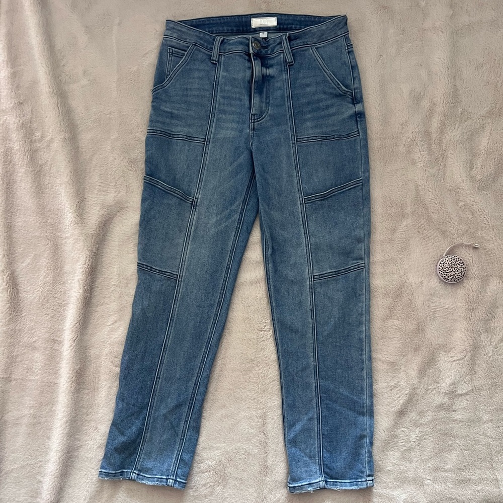 Kit from the Kloth Reese Paneled Seam Jeans